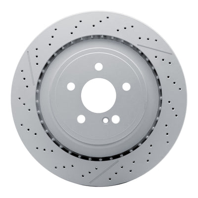 DFC 10-18 Mercedes-Benz E63 AMG S Rear Drilled and Slotted Hi-Carbon Alloy Geomet Coated Rotor
