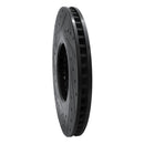 R1 07-11 Lexus GS350 Right Front Drilled & Slotted Black Brake Rotor