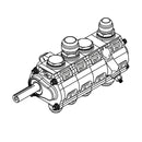 Peterson Fluid Systems R4 4-Stage Oil Pump - Left Side Mount - Rear Drive