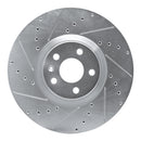 R1 16-25 Volvo XC90 Front & Rear Drilled & Slotted Silver Brake Rotor Set