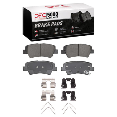 DFC 18-20 Hyundai Elantra GT Rear 5000 Advanced Ceramic Brake Pads and Hardware Kit