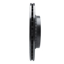 R1 10-17 Volvo XC60 Rear Right Drilled & Slotted Black Brake Rotor