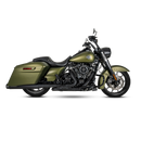 Vance & Hines 17-23 Harley Touring Models Blackbird 450 Slip-Ons - Black Contrast Finish End Caps