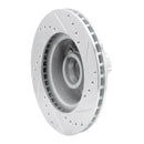 R1 79-91 Ford Country Squire Front Left Drilled & Slotted Silver Brake Rotor