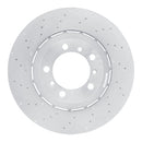 DFC 10-11 Porsche 911 Left Rear Drilled Hi-Carbon Alloy Geomet Coated Rotor