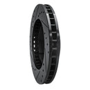 R1 71-91 Chevrolet Blazer Front Right Drilled & Slotted Black Brake Rotor