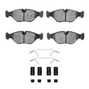 DFC 88-98 Saab 9000 Front 5000 Advanced Semi Metallic Brake Pads and Hardware Kit