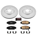 Power Stop 06-11 Honda Civic Front & Rear Z17 Evolution Geomet Coated Brake Kit