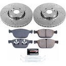 Power Stop 10-15 Volvo XC60 Front & Rear Z23 Evolution Sport Brake Kit