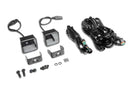 Go Rhino Xplor Blackout Series Cube LED Flood Light Kit (Surface/Threaded Stud Mnt) 2x2 - Blk (Pair)