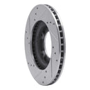 R1 95-04 Toyota Tacoma Front Right Drilled & Slotted Silver Brake Rotor