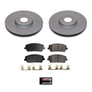 Power Stop 20-22 Kia Telluride Front and Rear Z17 Coated Brake Kit