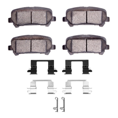 R1 15-20 Chevrolet Colorado Rear Performance Off-Road/Tow Brake Brake Pads & Hardware Kit