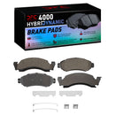 DFC 76-85 Ford Bronco Front Geospec Rotors w/4000 HybriDynamic Brake Pads w/Hardware