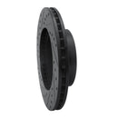 R1 91-98 Toyota 4Runner Front Right Drilled & Slotted Black Brake Rotor