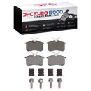 DFC 13-18 Volkswagen Beetle/Jetta Front & Rear Geospec Rotors with Euro 5000 Ceramic Pads w/Hardware
