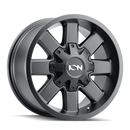 ION 141 17x9 / 8x170 BP / 18mm Offset / 125.2mm Hub Satin Black Wheel