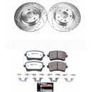 Power Stop 09-11 Audi A4 Front & Rear Z26 Street Warrior Brake Kit