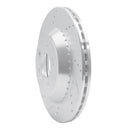 R1 15-21 Mercedes-Benz S400 Rear Drilled & Slotted Silver Brake Rotor Set