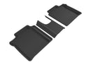 3D MAXpider 2014-2019 Nissan Versa Note Kagu 1st & 2nd Row Floormats - Black