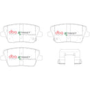 DBA 22-23 Hyundai Veloster/Veloster N Rear SP Performance Brake Pads