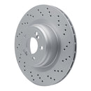 DFC 15-19 BMW X6 Right Front Drilled GeoSPEC Coated Rotor