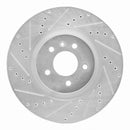 R1 16-20 Buick Regal Sportback Front Left Drilled & Slotted Silver Brake Rotor