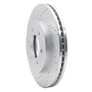 R1 04-08 Ford F-150 Heritage Front Drilled & Slotted Silver Brake Rotor Set