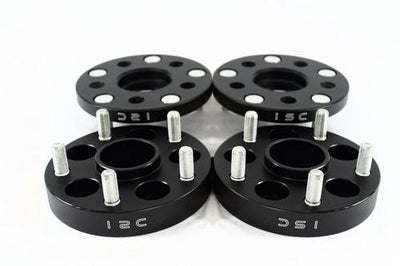 ISC Suspension 5x114 Hub Centric Wheel Spacers 15mm Black (Pair)