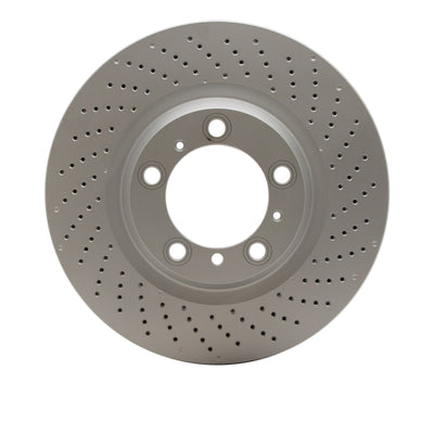 DFC 07-13 Porsche 911 Right Rear Drilled GeoSPEC Coated Rotor