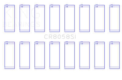 King Engine Bearings Ford 6.2L V8 Connecting Rod Bearing Set (Set of 8) - Size STD