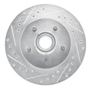 R1 69-96 Buick Electra Front Drilled & Slotted Silver Brake Rotor Set