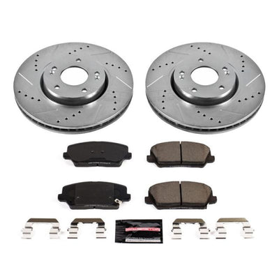 Power Stop 2018 Kia Forte5 Front & Rear Z23 Evolution Sport Brake Kit