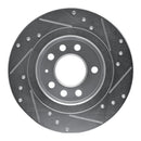 R1 06-10 Pontiac Solstice Front & Rear Drilled & Slotted Silver Brake Rotor Set