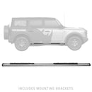Go Rhino 2021+ Ford Bronco (Not Sport) 5in OE Xtreme Low Profile Complete Kit w/Sidesteps + Brkts