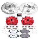 Power Stop 13-15 Acura ILX Front & Rear Z26 Street Warrior Brake Kit w/Calipers