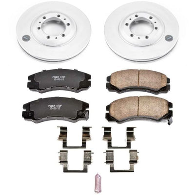 Power Stop 96-99 Acura SLX Front & Rear Z17 Evolution Geomet Coated Brake Kit