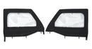Bestop 20-26 Jeep Gladiator / 18-26 Wrangler JL Element Upper Doors (Front Black Twill)