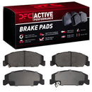 DFC 84-00 Honda Civic Front Active Performance Pads - Low Metallic