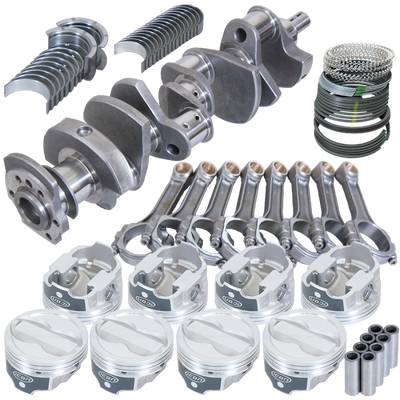 Eagle Chevy 350 3.750in Crank 6.000in I-Beam Rods -18cc 4.060in Pistons Rotating Assembly