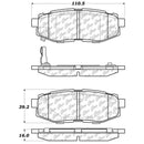 Street Axle Pack, Slotted, Rear