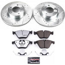 Power Stop 08-10 BMW 328i Front & Rear Z26 Street Warrior Brake Kit