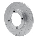 R1 85-94 Chevrolet Sprint Front Left Drilled & Slotted Silver Brake Rotor