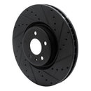 R1 18-25 Audi S4 Front & Rear Drilled & Slotted Black Brake Rotor Set