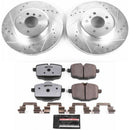 Power Stop 12-16 BMW 640i Front & Rear Z26 Street Warrior Brake Kit