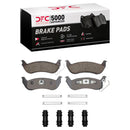 DFC 03-11 Ford Crown Victoria Front 5000 Advanced Semi Metallic Brake Pads and Hardware Kit