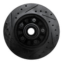 R1 95-97 Ford Ranger (USA/Canada) Front Right Drilled & Slotted Black Brake Rotor
