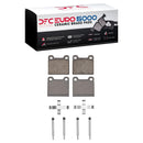 DFC 76-93 Volvo 240 Front & Rear Geospec Rotors with Euro 5000 Ceramic Brake Pads w/Hardware