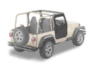 Bestop 97-06 Jeep Wrangler TJ Full Fabric Doors (Black Diamond)