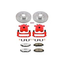 Power Stop 06-11 Honda Civic Front & Rear Z26 Street Warrior Brake Kit w/Calipers